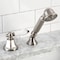 Kingston Brass KSK4308PLTR Transfer Valve Set For Roman Tub Filler, Brushed Nickel KSK4308PLTR - alternate 3